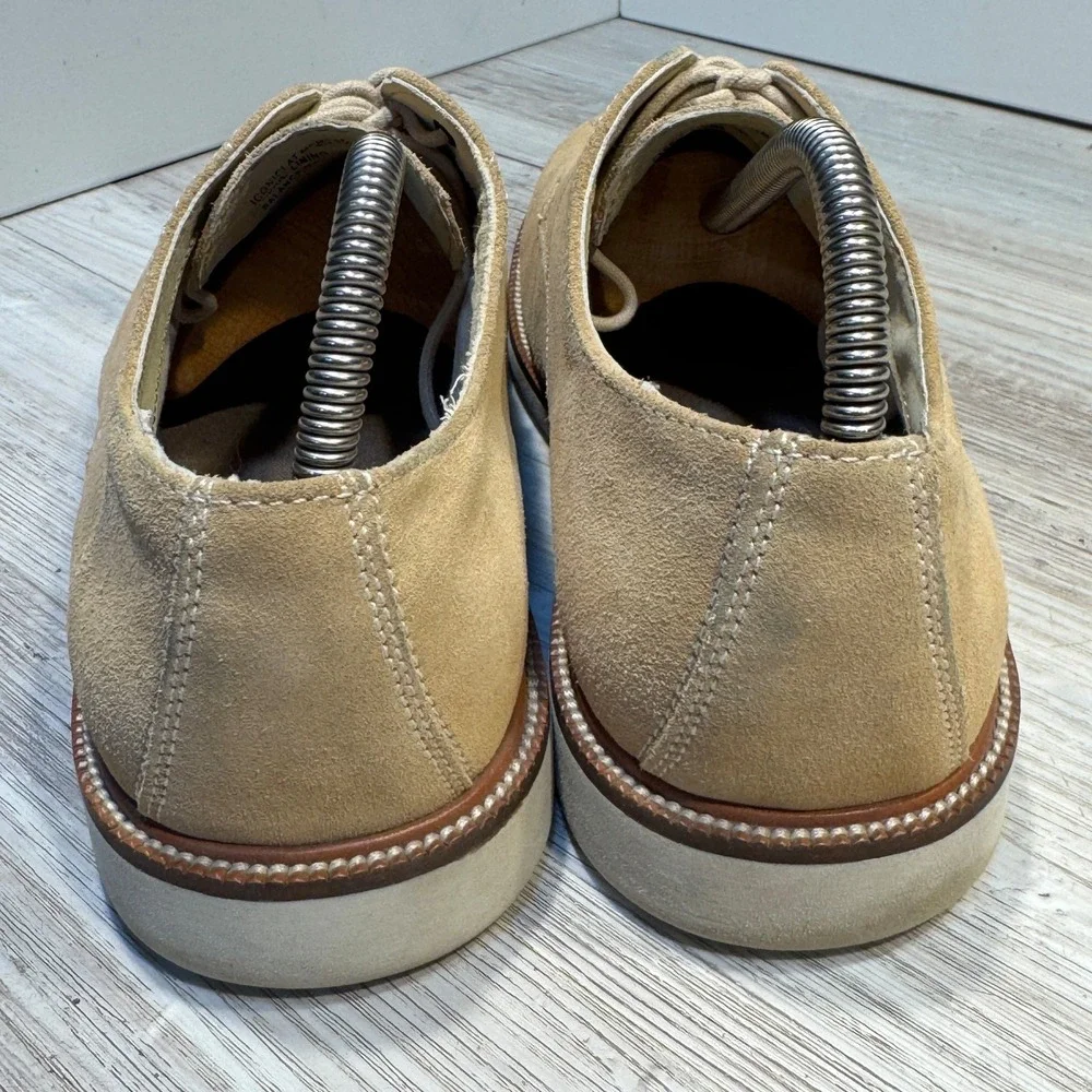 Simple Brand Men's Suede Oxford Shoes Latte Size‎ 9.5 M